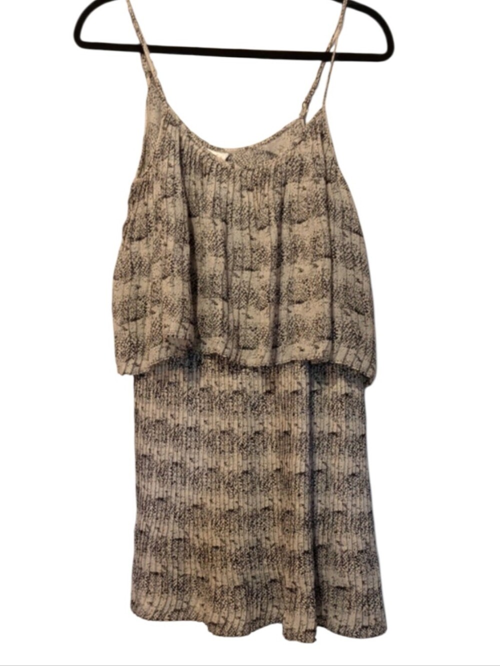 Parker Black & White Printed Mini Dress